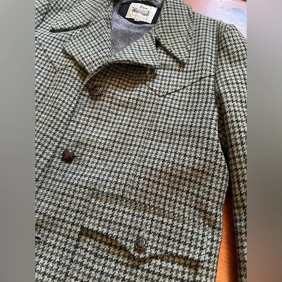🌻HP🌻True VTG Woolrich 60s Tweed Coat size 44 - Picture 4 of 13
